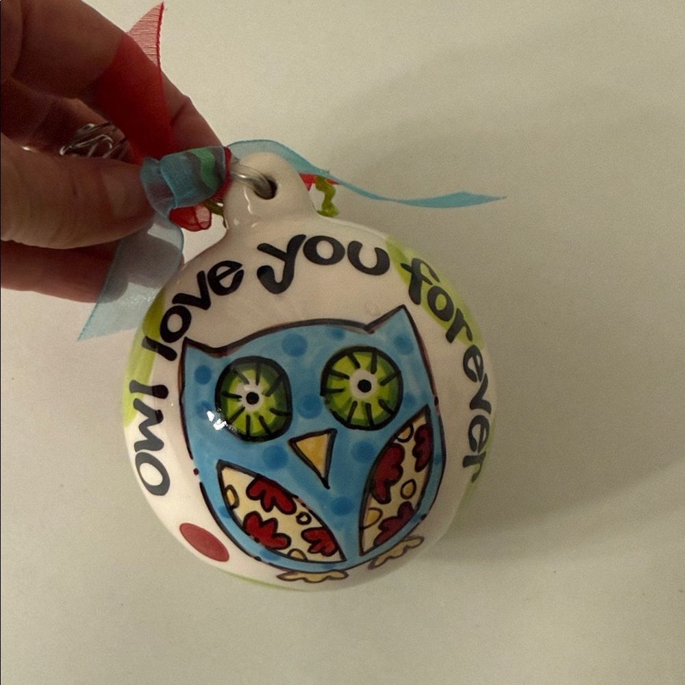 Glory Haus Owl Love You Forever Christmas Ornament